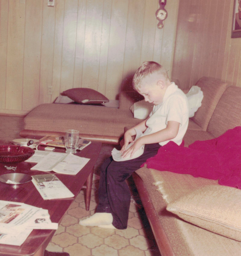 Randy in kindergarten